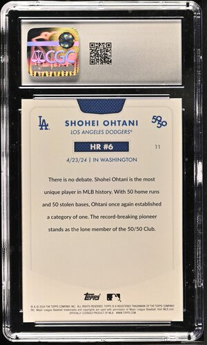 CGC 8.5 Shohei Ohtani 50/50 #11