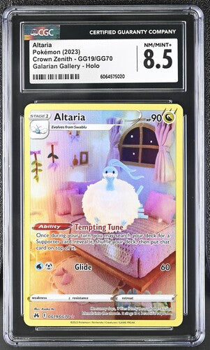 CGC 8.5 Altaria #gg19 Crown Zenith (Cabinet)