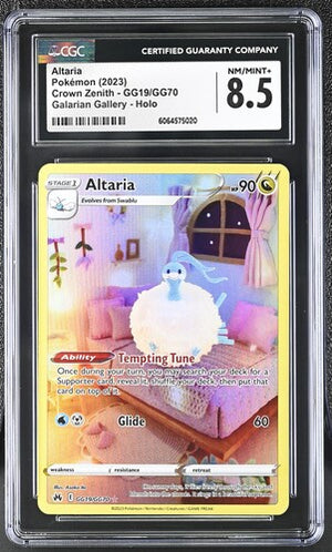 CGC 8.5 Altaria #gg19 Crown Zenith (Cabinet)