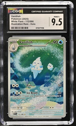 CGC 9.5 Vanilish #112 White Flare (Cabinet)