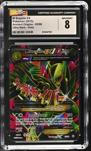CGC 8 Mega Sceptile #85 XY Ancient Origins Ultra Rare