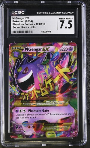 CGC 7.5 Gengar #121 Phantom Forces Secret Rare Holo (Cabinet)