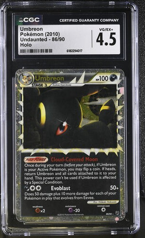 CGC 4.5 Umbreon (Prime) #86 Undaunted Holo (Cabinet)