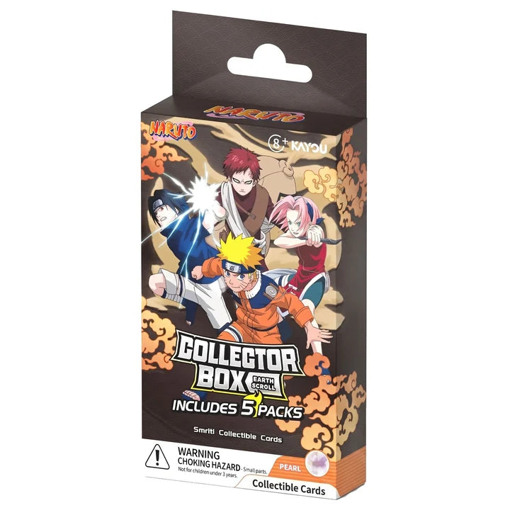 Naruto Smritri Cards Earth Scroll S1 Collector Box