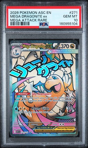 PSA 10 Mega Dragonite ex #271 Ascended Heroes MAR