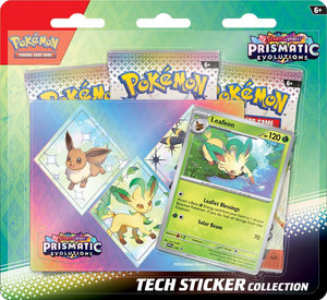 Pokémon SV08.5 Prismatic Evolutions Tech Stickers Leafeon Limit 3