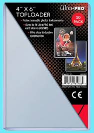 Toploaders 4x6 (bulk) 5 Pack