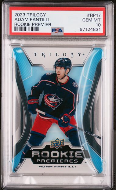 PSA 10 Adam Fantilli Rookie Premieres #RP17 (cabinet)