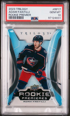 PSA 10 Adam Fantilli Rookie Premieres #RP17 (cabinet)