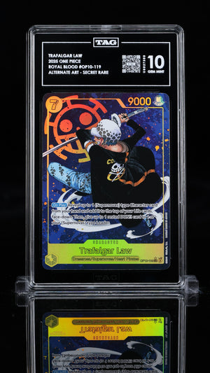 TAG 10 Trafalgar Law #op10-119 Royal Blood Secret Rare (Cabinet)
