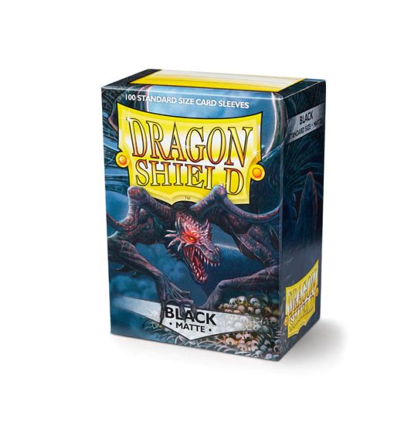 Dragon Shield Matte Black 100ct Rhipodon