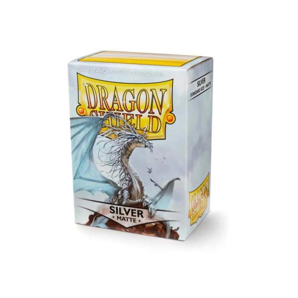 Dragon Shield Matte Silver Caelum 100ct