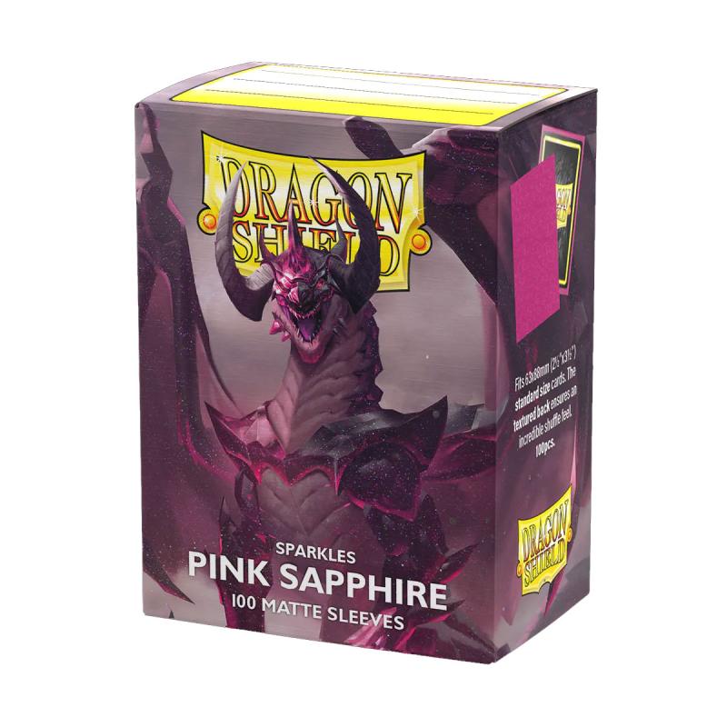 Dragon Shield Sleeves Matte Pink Sapphire 100ct