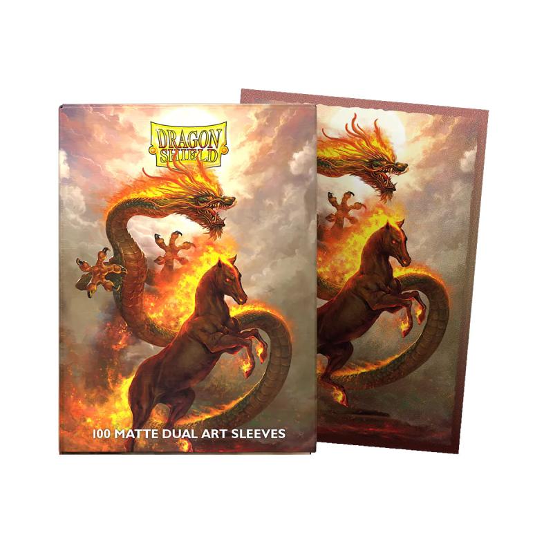 Dragon Shield Matte Dual Art Fire Horse 2026