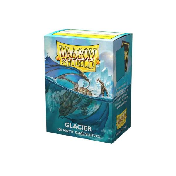 Dragon Shield:  Matte Dual Glacier Miniom 100ct Sleeves