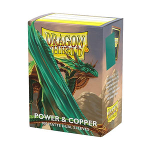Dragon Shield Sleeves Matte Duel Power& Copper 100ct