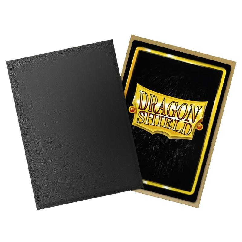 Dragon Shield Sleeves Matte Duel Black & Gold 100ct