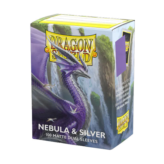 Dragon Shield: Matte Duel Nebula & Silver 100ct