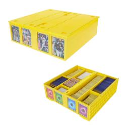 3200CT Collectible Plastic Card Bin Yellow