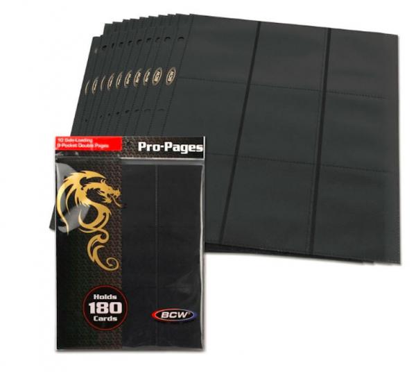 Pages 18 Pocket Sideload Black 10 Pack