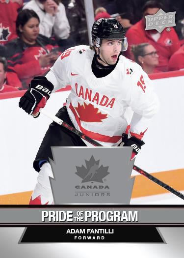 22/23 Upper Deck Team Canada Juniors Hockey