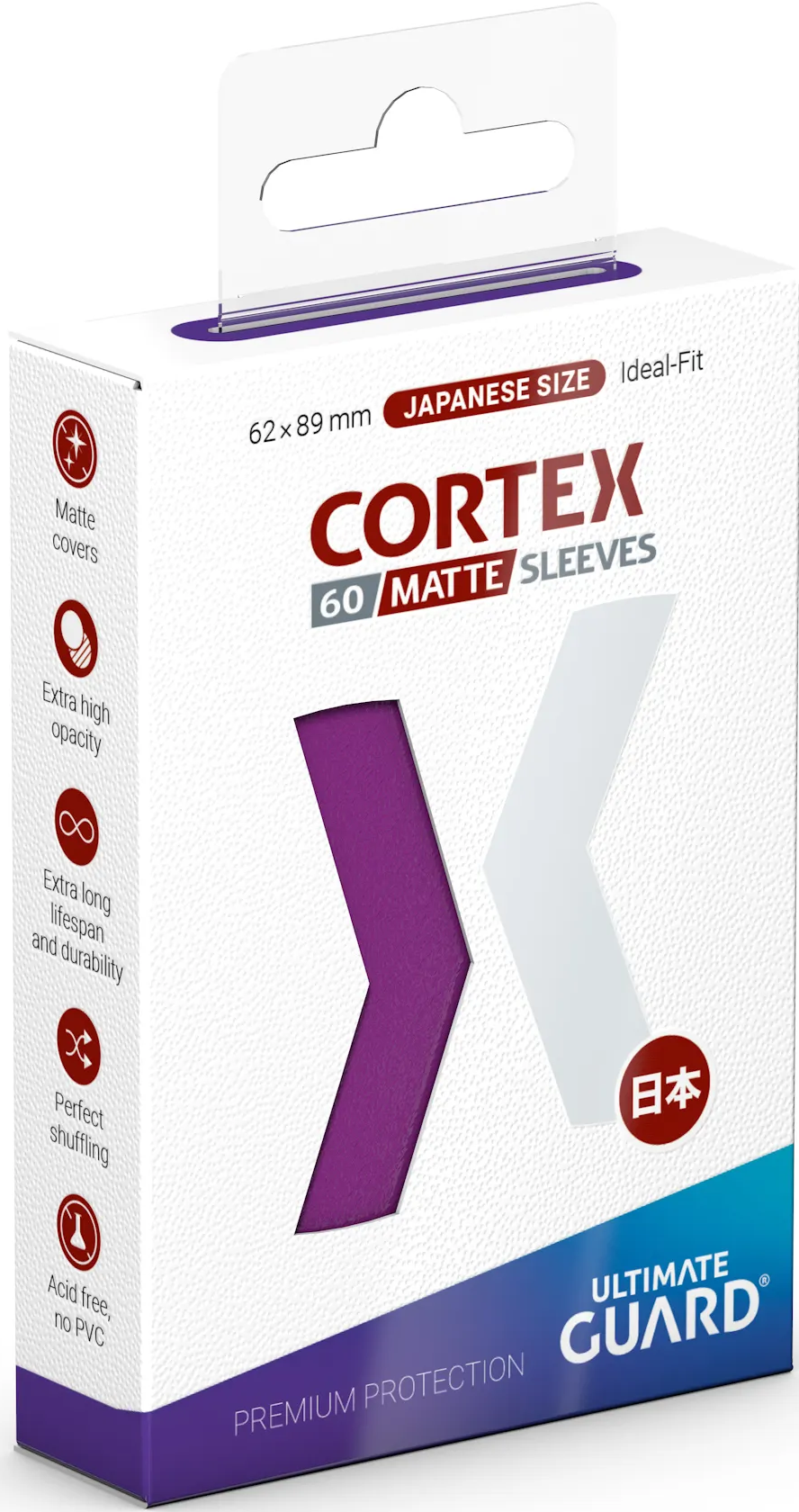 UG Sleeves Cortex Japanese Matte Purple 60ct