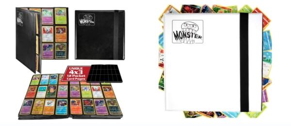 12 Pocket Zodiac Monster Matte Binder Black