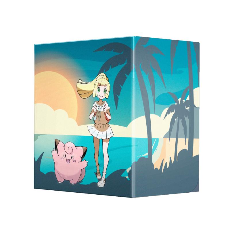 Deck Box Pokemon Lillie & Clefairy 100+
