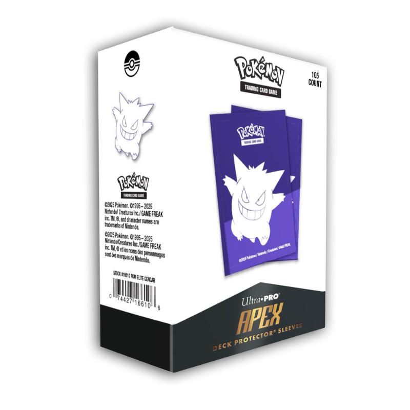 Pokemon Apex Deck Protectors Elite Gengar 105ct