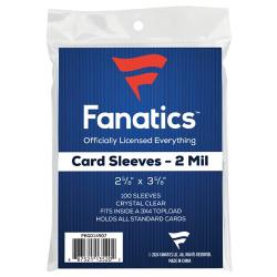 Fanatics Soft Sleeves 100ct - LIMIT 4