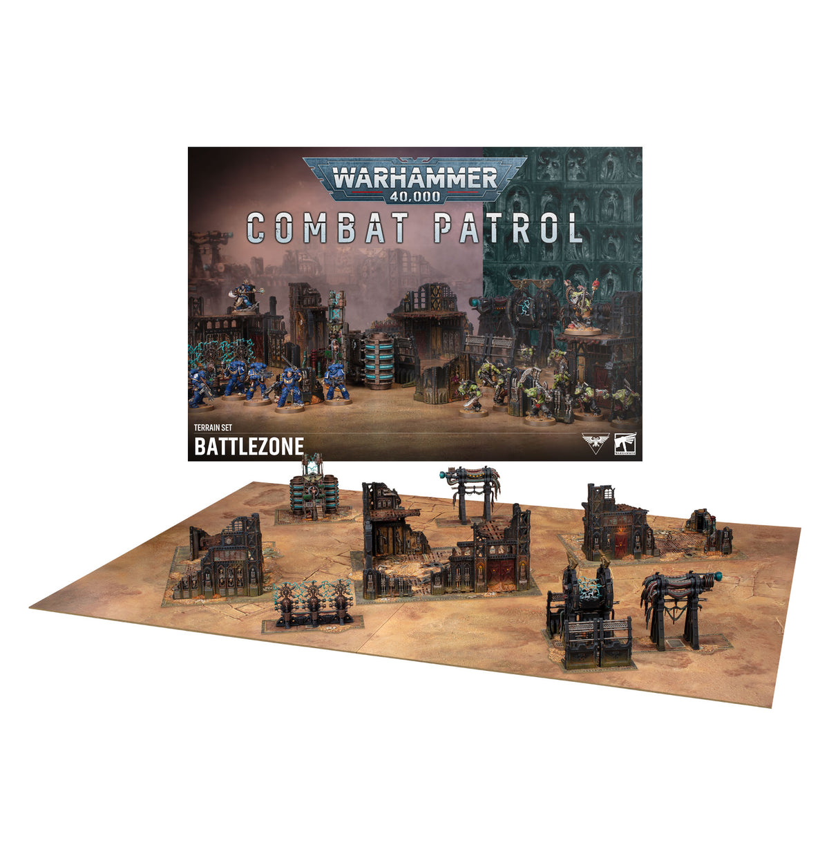 Warhammer: 40,000: Combat Patrol: Terrain Set: Battle Zone Releases on August 8, 2026