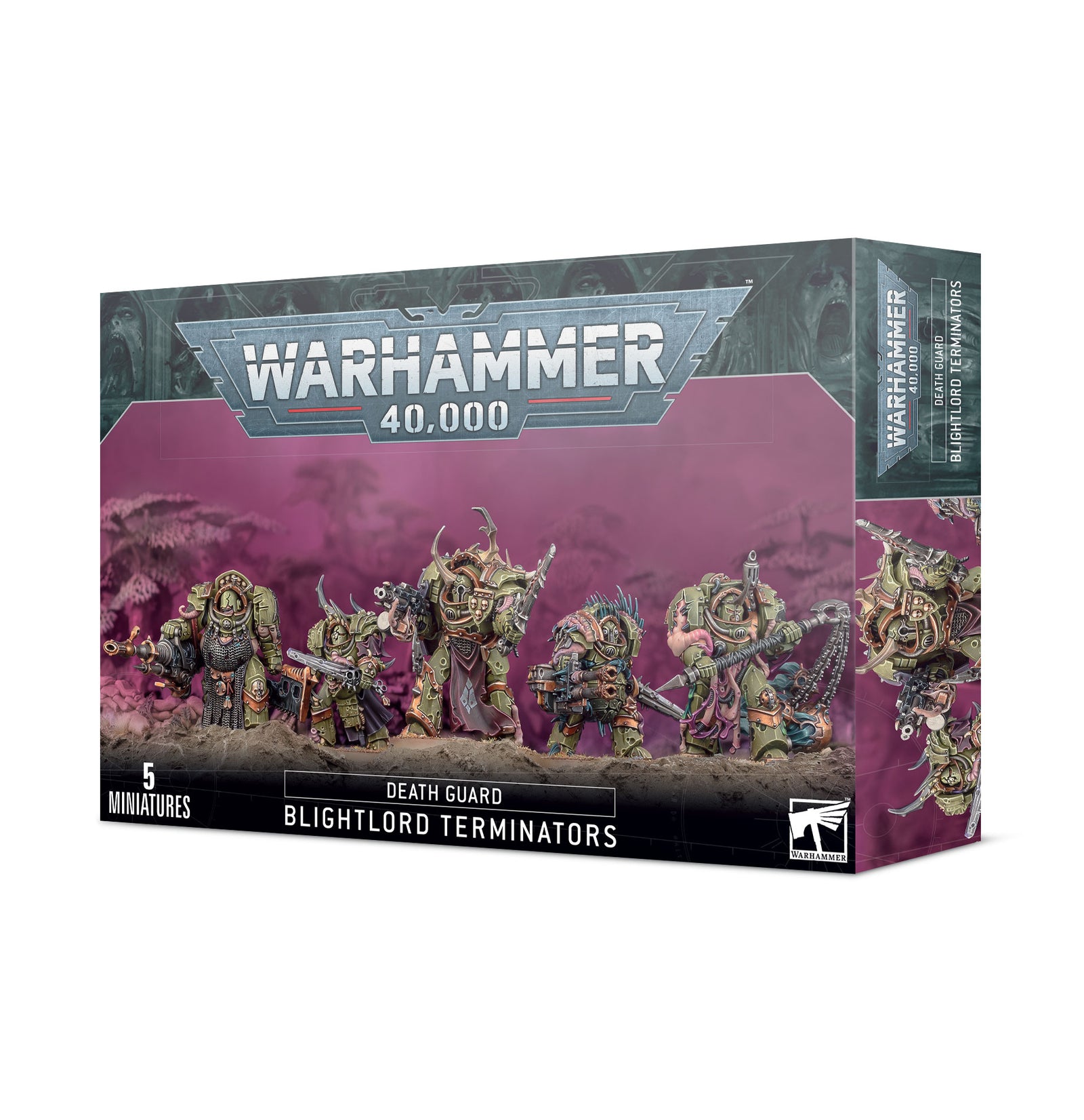 Warhammer:  40,000 Death Guard Blightlord Terminators