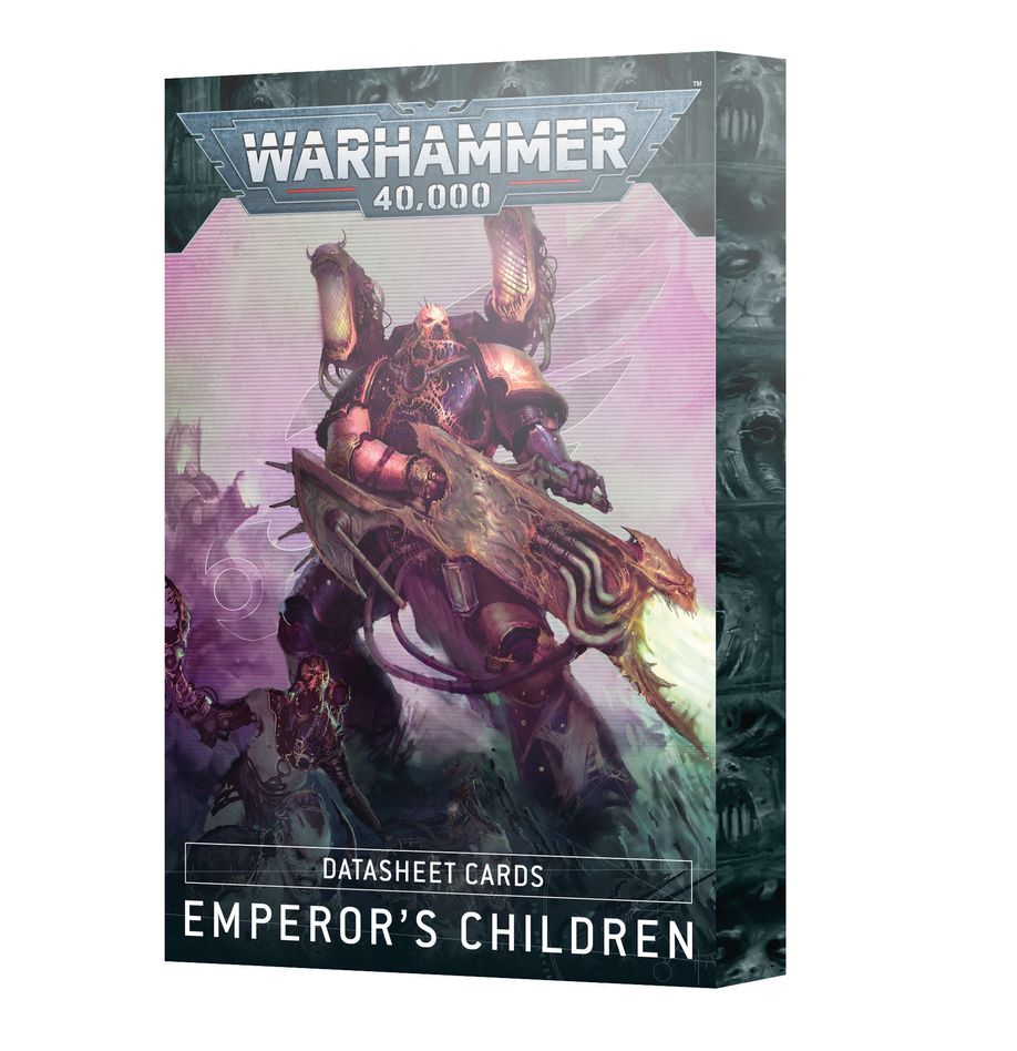 Warhammer 40,000: Emperor's Children Datasheet Cards