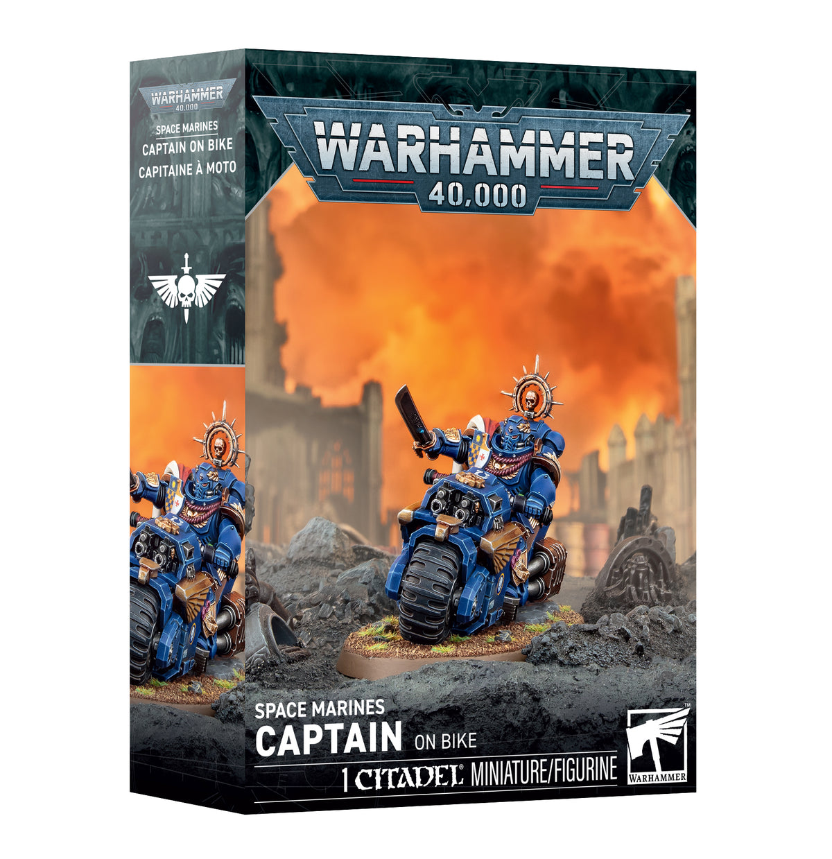 Warhammer 40,000: Space Marines Captain On Bike