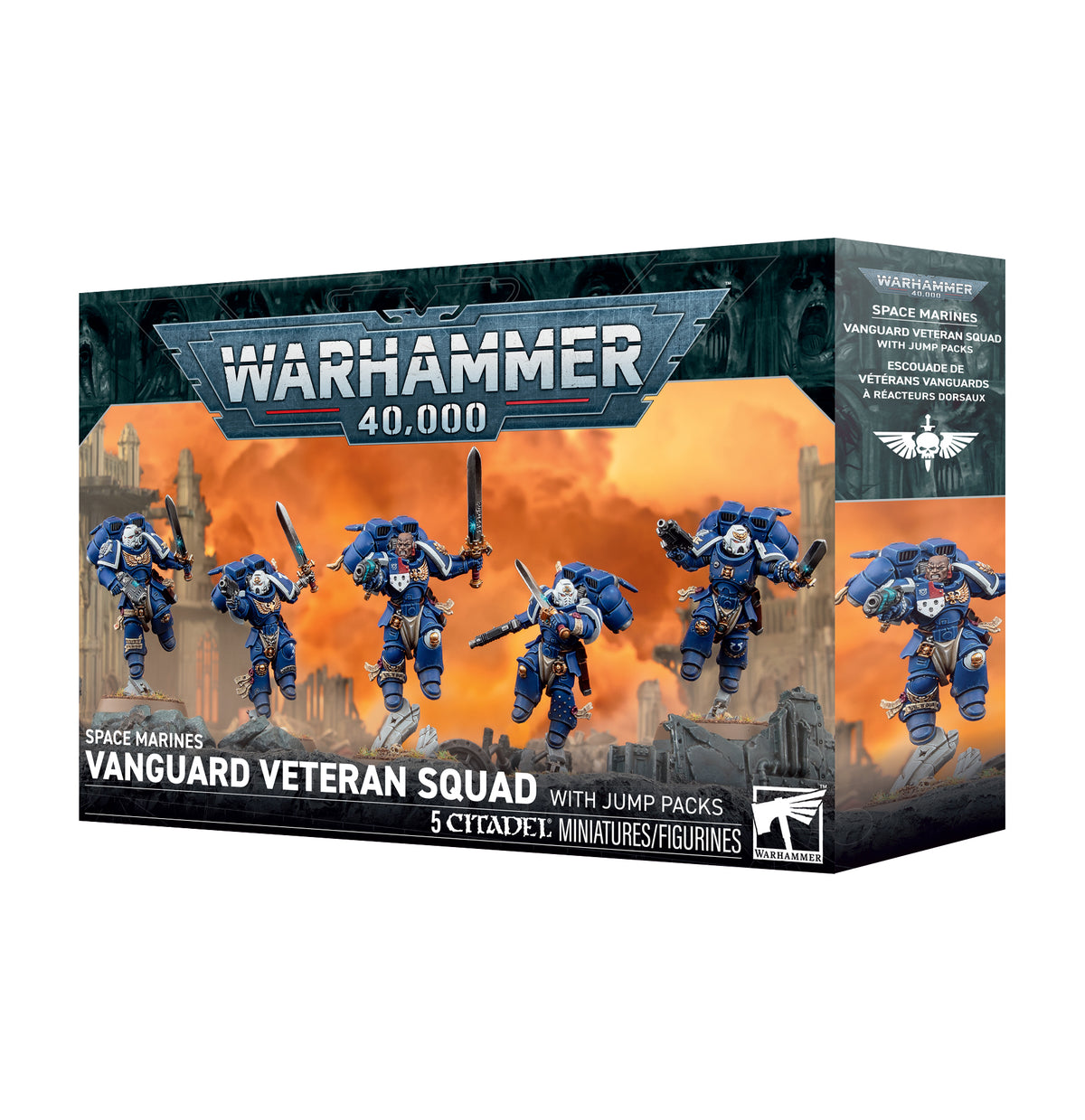 Warhammer 40,000: Space Marines Vanguard Veteran Squad w/Jump Packs