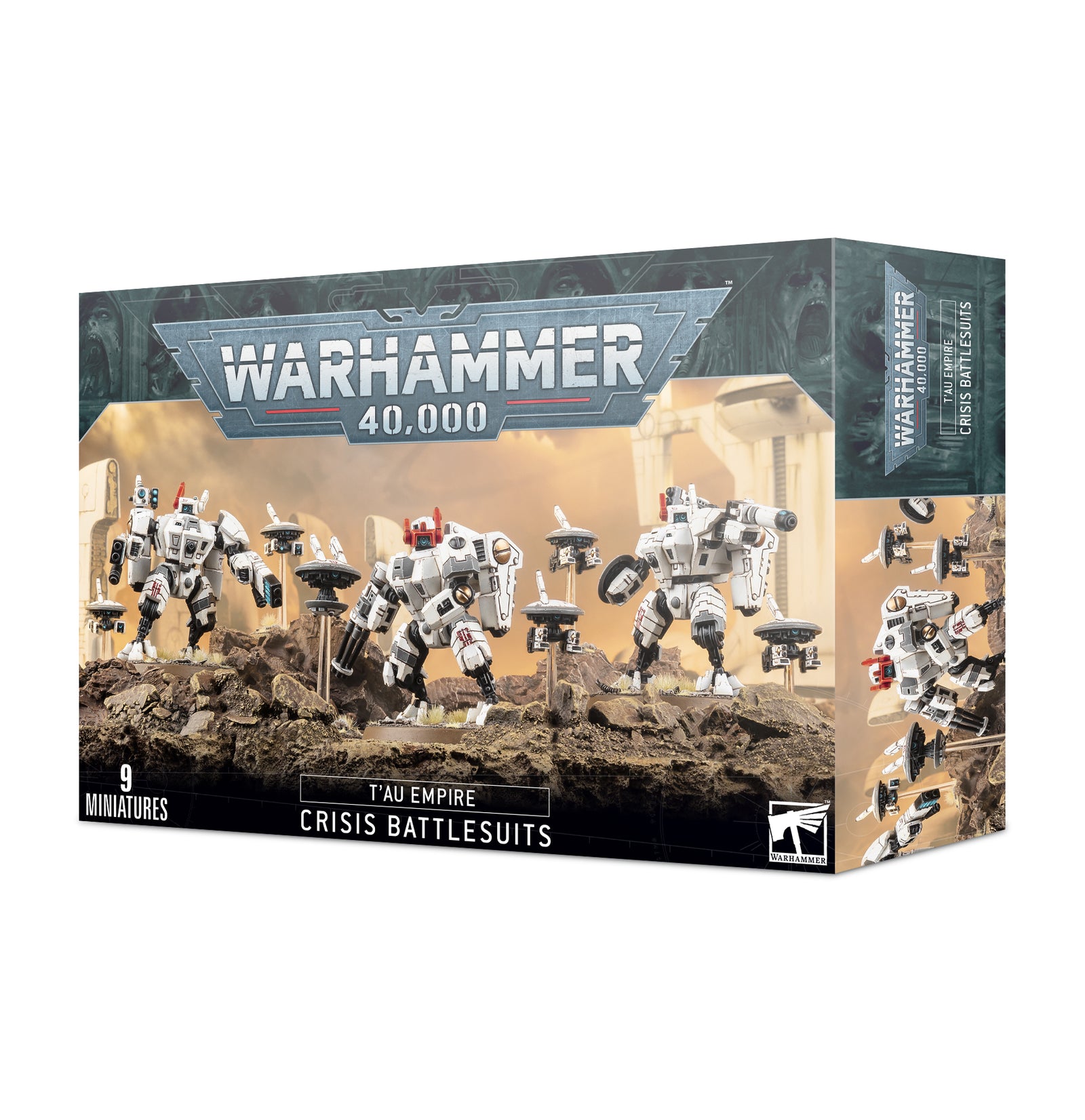 Warhammer:  40,000 T'Au Empire Crisis Battlesuits