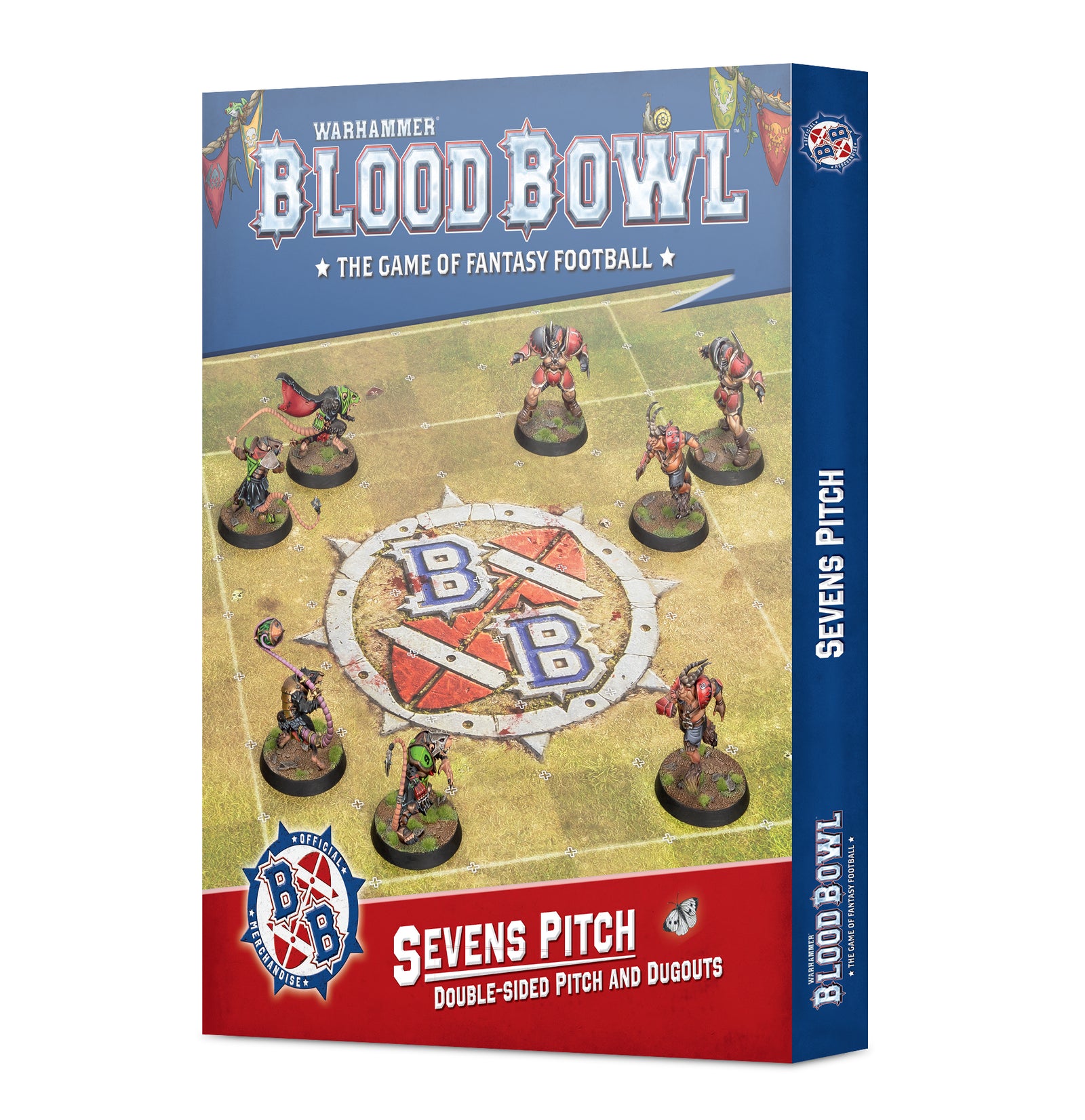 Warhammer Blood Bowl: Sevens Pitch: Double Sided Pitch and Dugouts Releases on August 22, 2026