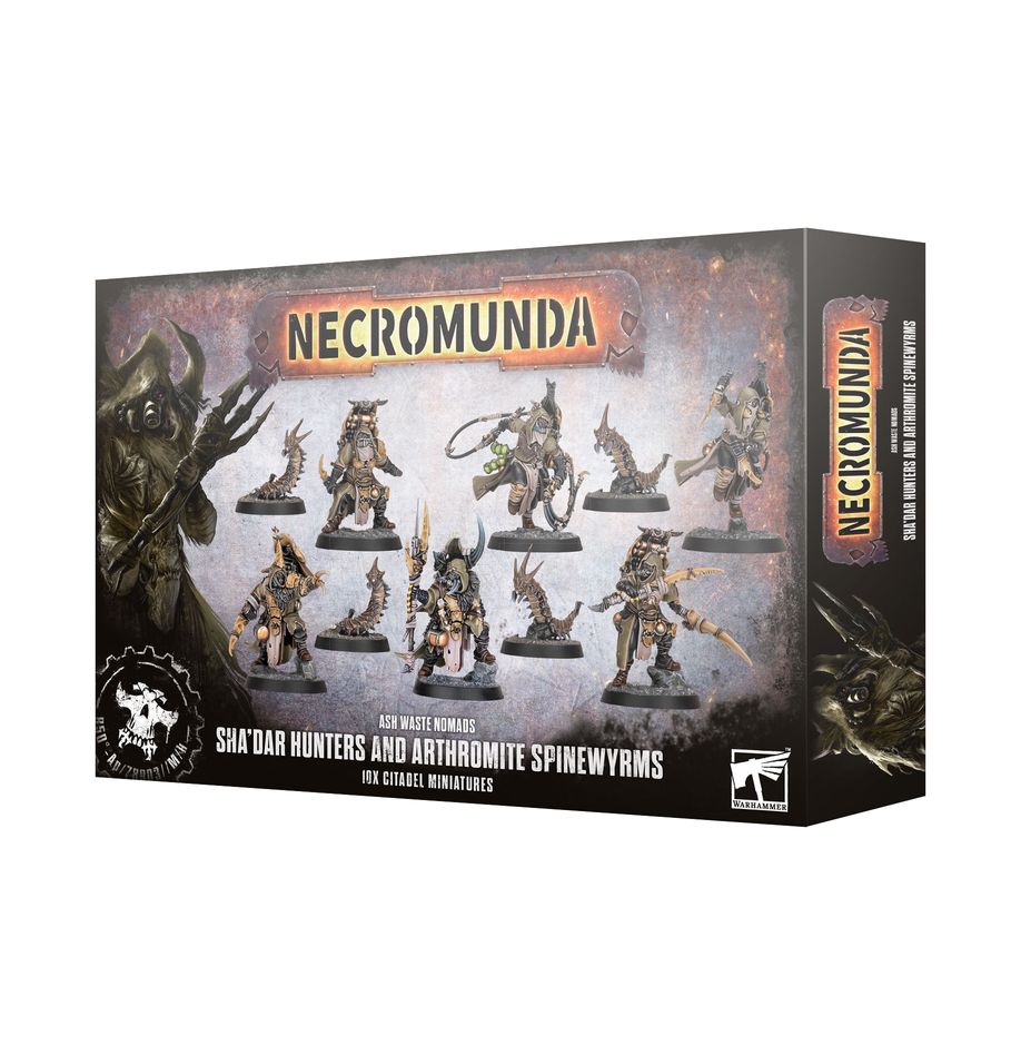 Warhammer Necromunda: Sha'Dar Hunters andArthromite Spinewyrms
