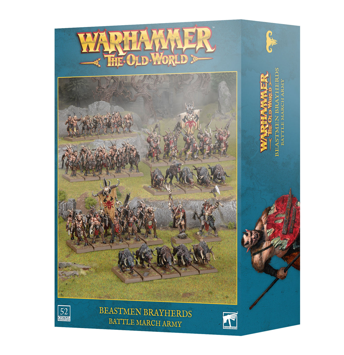 Warhammer The Old World: Beastmen Brayherds: Battle March Army   Releases on September 12. 2026