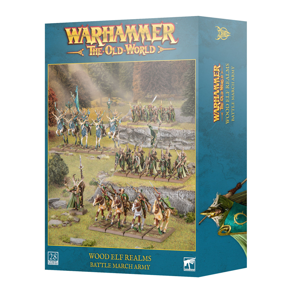 Warhammer The Old World: Wood Elf Realms:: Battle March Army   Releases on September 12. 2026