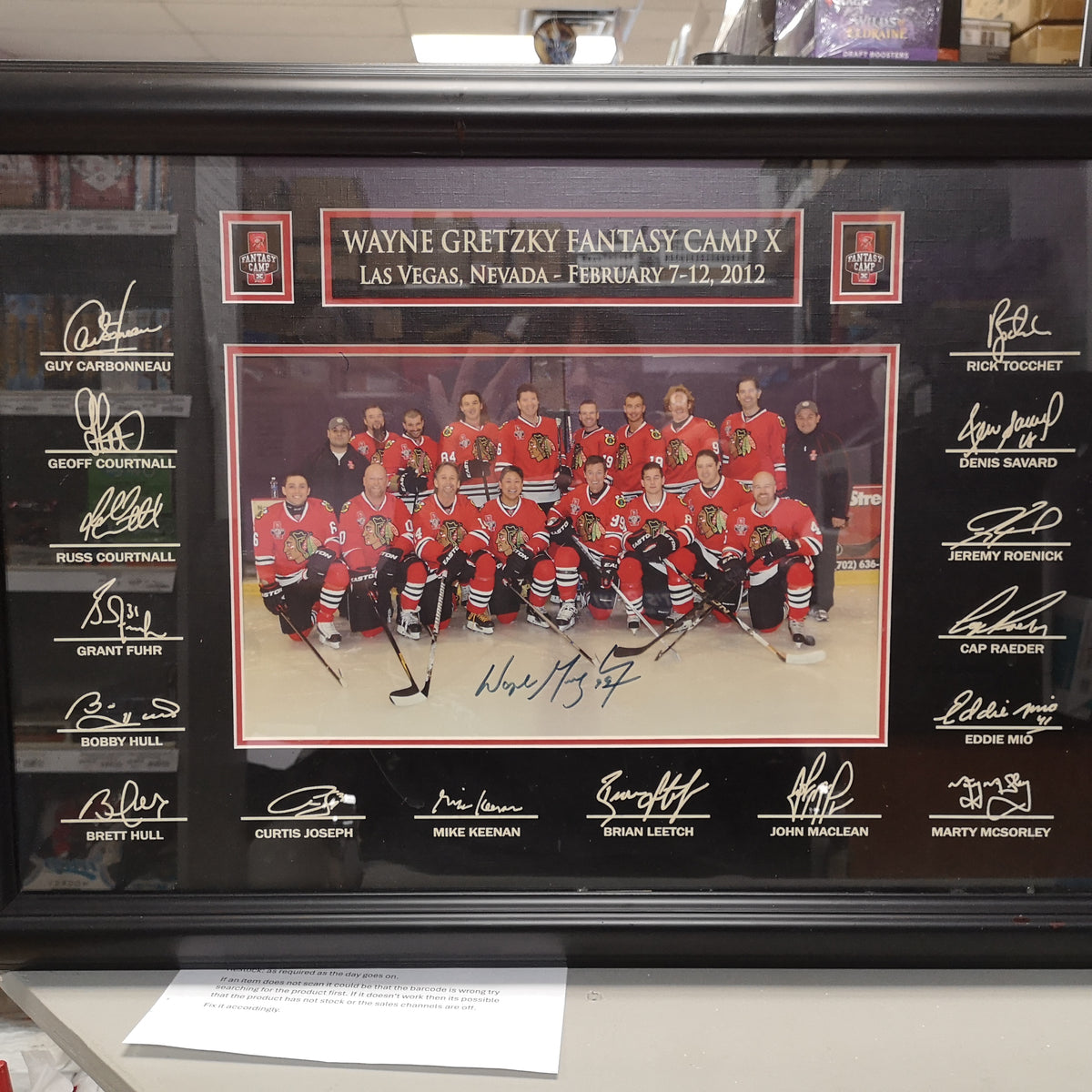 Wayne Gretzky Fantasy Camp - Black Hawk Jerseys Red