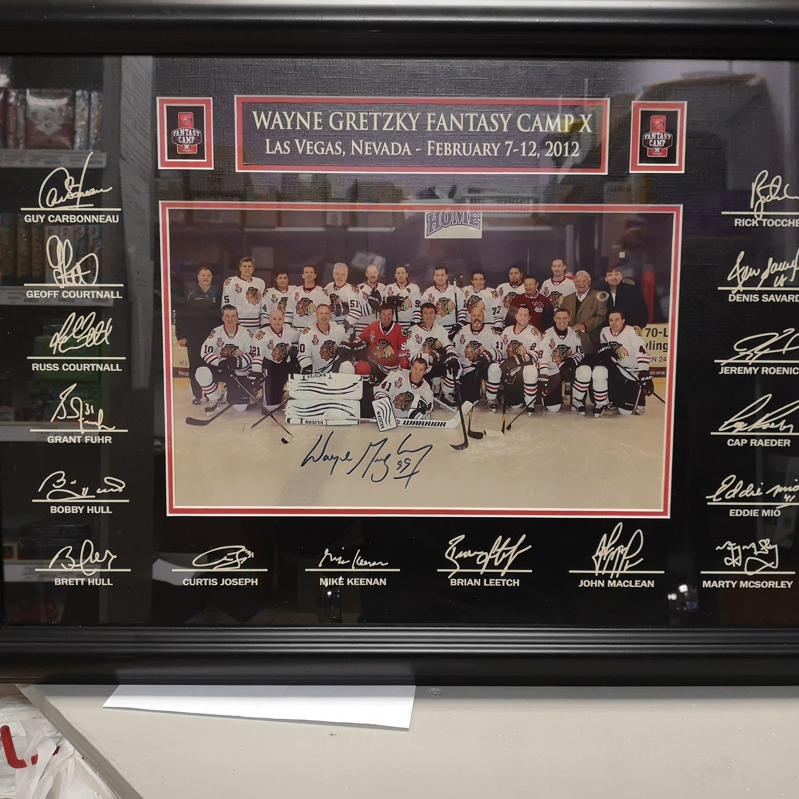 Wayne Gretzky Fantasy Camp  Black Hawk Jerseys White