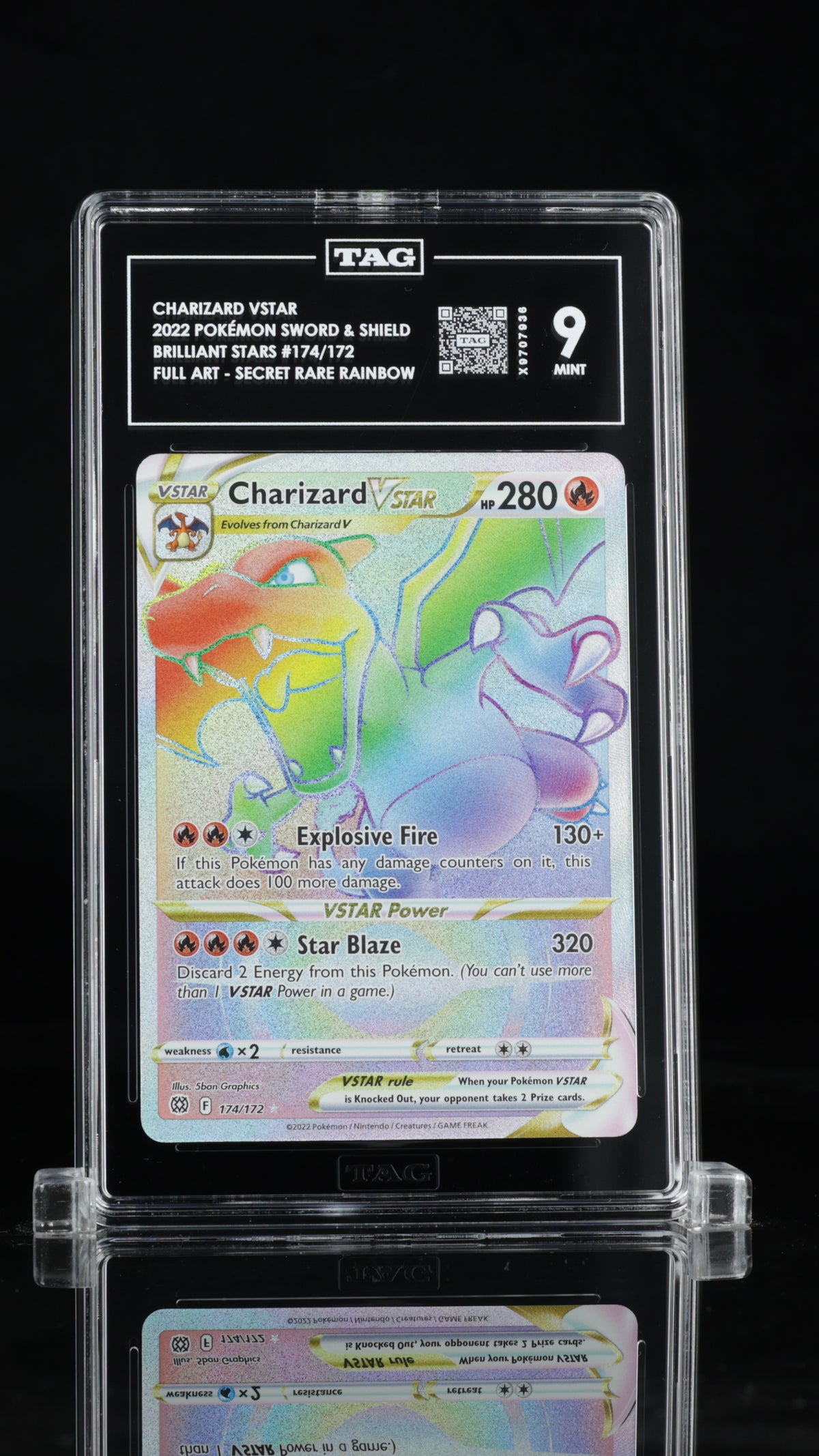 TAG 9 Charizard #174 Brilliant Stars