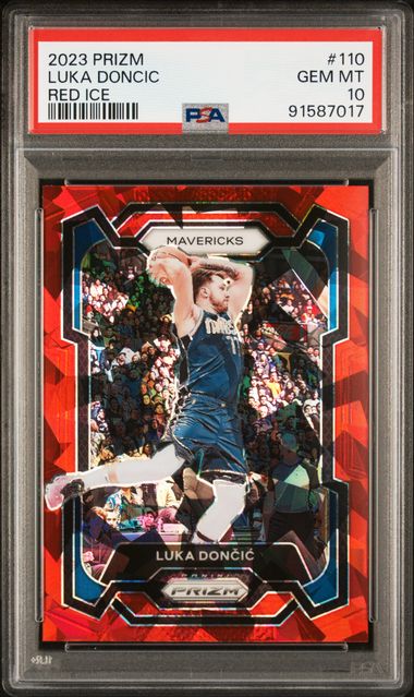 PSA 10 Luka Doncic #110 Red Ice