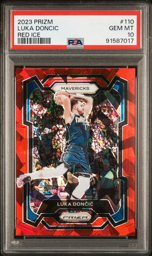 PSA 10 Luka Doncic #110 Red Ice