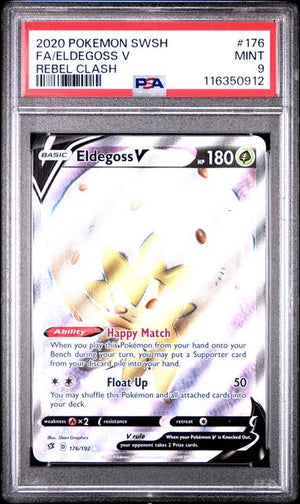 PSA 9 Eldegoss V #176 Rebel Clash
