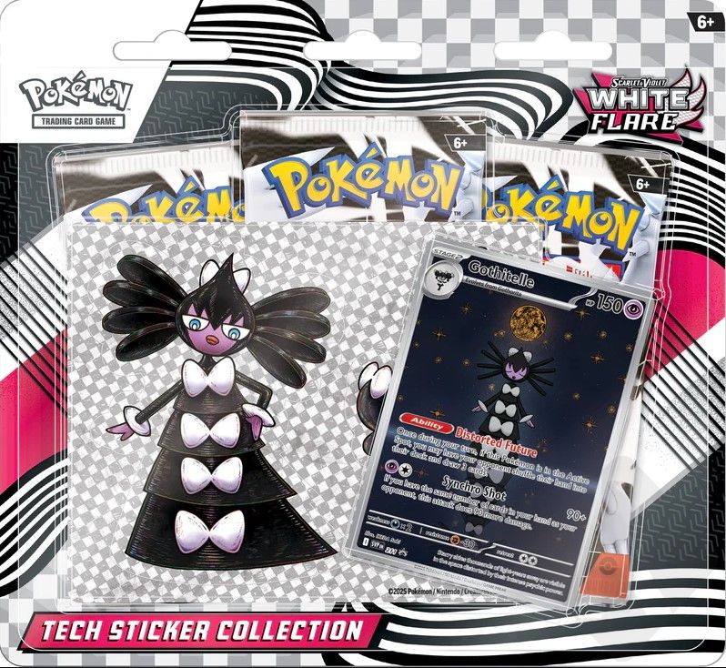 Pokemon SV10.5 White Flare Tech Sticker Collection Limit 3