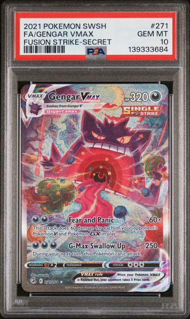 PSA 10 GENGAR #271 FUSION STRIKE (Cabinet)