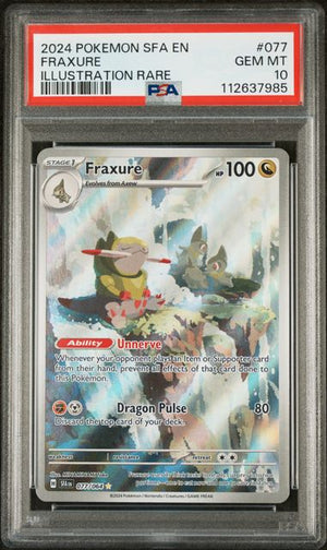 PSA10 Fraxure shrouded fable #077  (Cabinet)