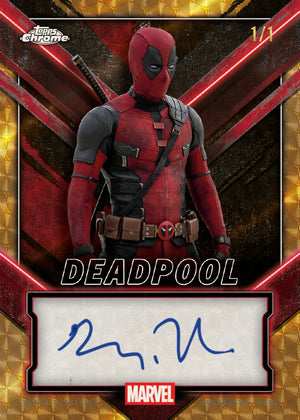 2025 Topps Deadpool Chrome Value Box Limit 4